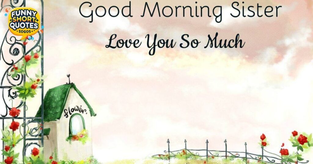 Short Good Morning Quotes for Sister