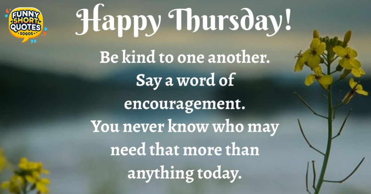 Thursday quotes for work