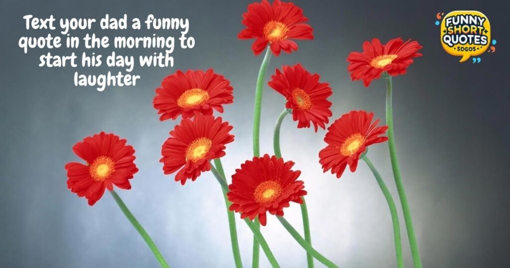 How to Use Funny Quotes to Make Dad smile