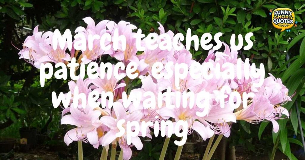 Inspirational Funny End of March Quotes