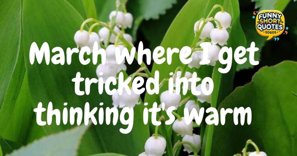 Short Funny March Quotes