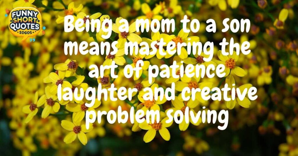 Short Funny Son Quotes from Mom